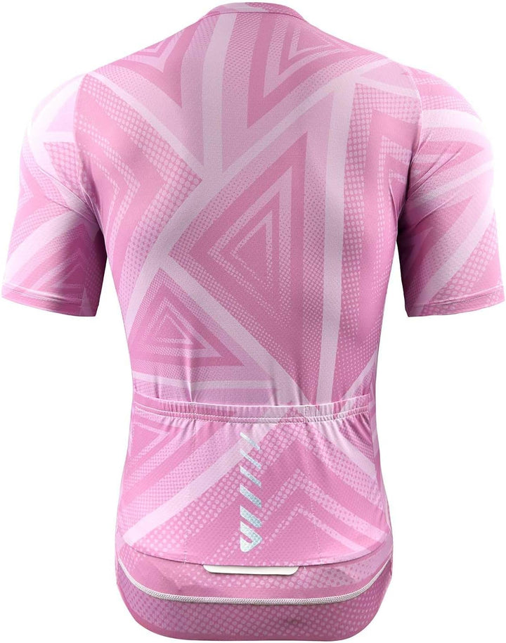 Wulibike Radtrikot Herren Regular Fit | Fahrradtrikot für Einsteiger. Atmungsaktives Rennrad Trikot