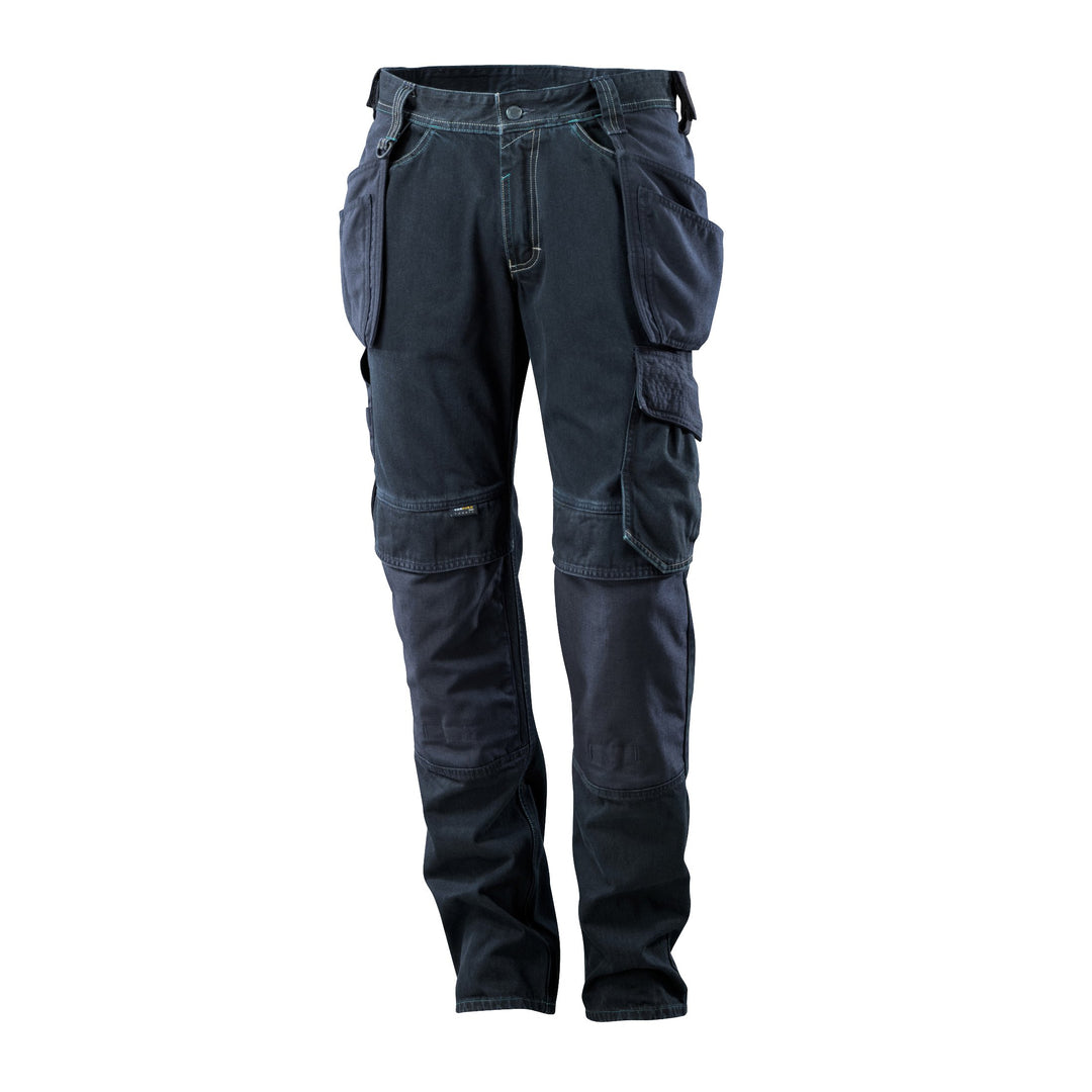 Mascot 15131-207-86-W34L30 Arbeits Jeans mit Hängetaschen strapazierbar, Dunkelblau-denim, W34L30 34