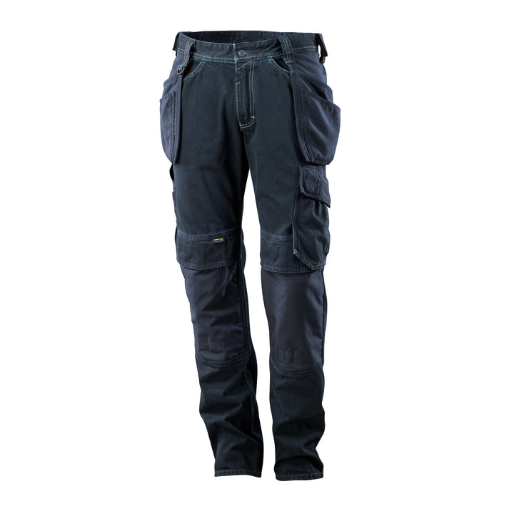 Mascot 15131-207-86-W34L30 Arbeits Jeans mit Hängetaschen strapazierbar, Dunkelblau-denim, W34L30 34