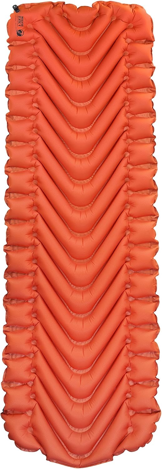 Klymit Statische V Aufblasbare Outdoor Campingmatte Luftmatratze Isoliert isolierung isomatte Orange