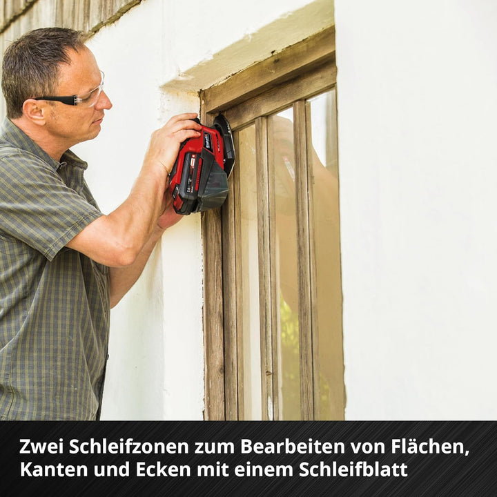 Einhell Schleifpapier für Multischleifer, K60, 50-tlg. (gezackte Form, Aluminiumoxid, Klett, Bohrung