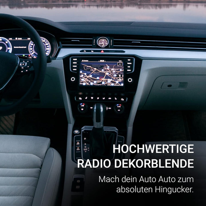 Need4Street Radioblende zur Nachrüstung des grossen 8 Zoll Displays, schwarz, Einbaurahmen kompatibe