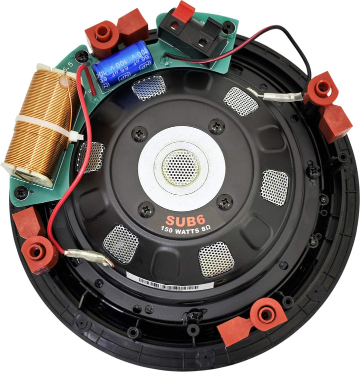 Earthquake Sound SUB-6 6.5 Zoll SWS Einbau- / Wandeinbau Passiv Subwoofer 16.5 cm, 16.5 cm