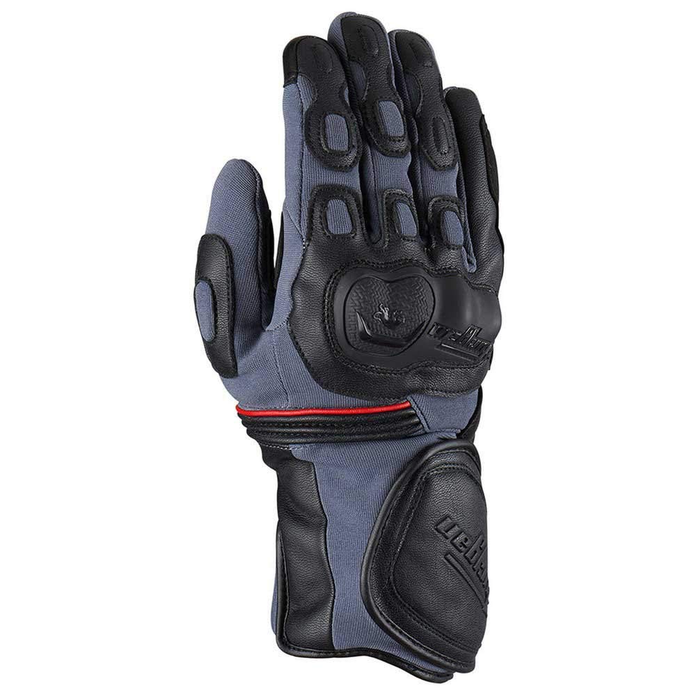 Furygan DIRT ROAD - Motorradhandschuhe Herren - Wasserdicht - Leder - Touchscreen - Touren und Adven