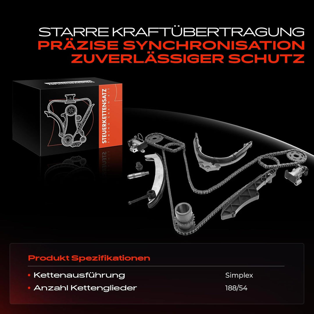 Steuerkettensatz für 5er E39 535 540 7er E38 735 740 8er E31 840 X5 E53 Rang e Rove r III LM 1996-20
