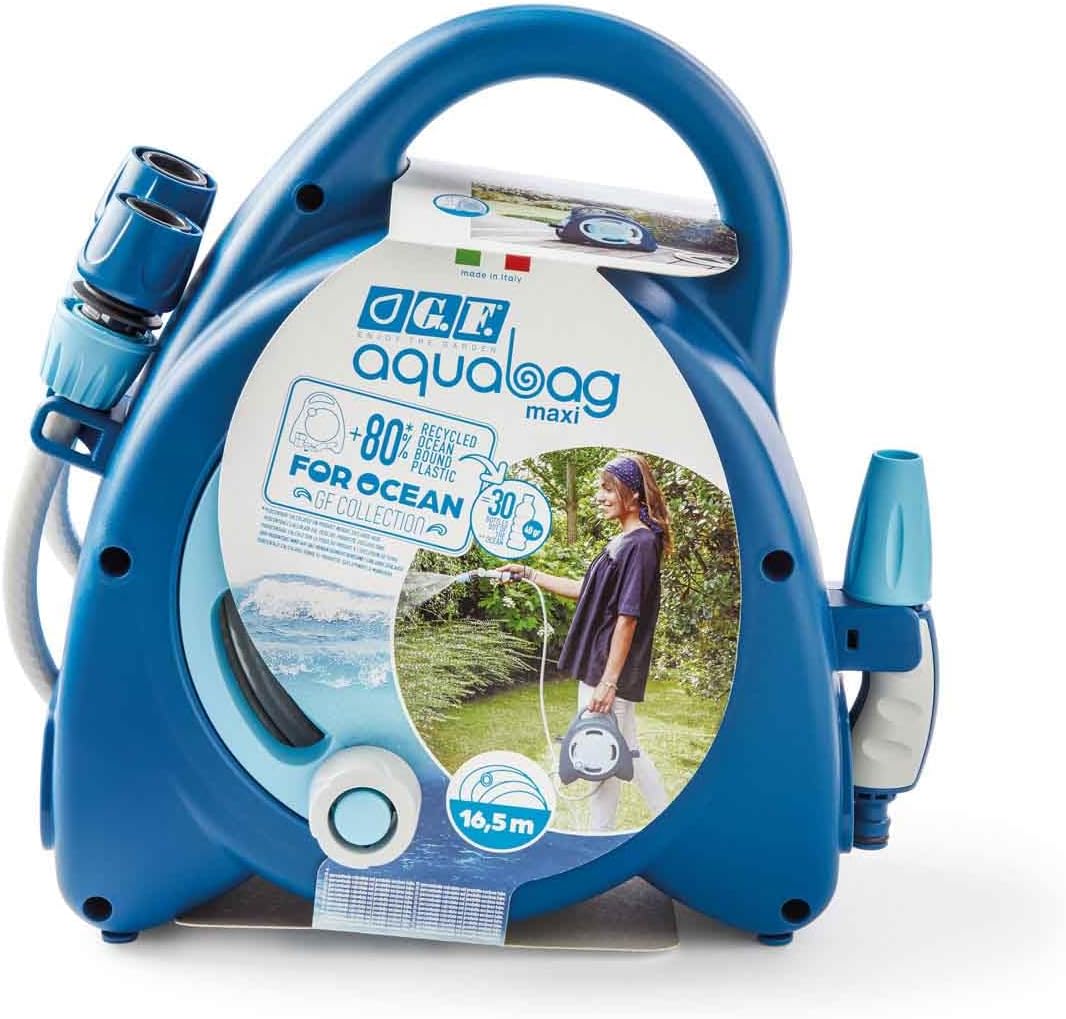 G.F. Srl, Schlauchtrommel Aquabag Kollektion for Ocean, kompakt mit 16,5 m Schlauch, ideal für die B