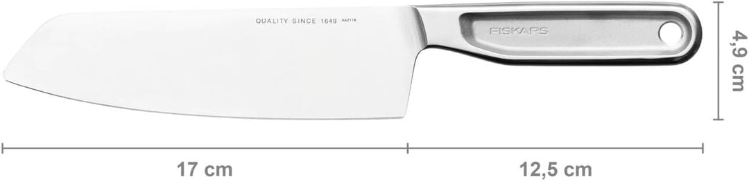 All Steel Couteau Santoku 16cm