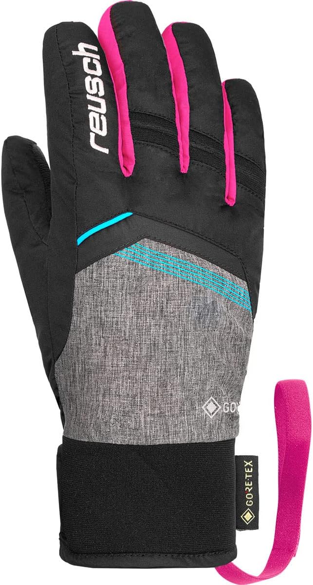 Reusch Jungen Bolt Gore-tex Junior Warmer, wasserdichter und atmungsaktiver Winterhandschuh 4 schwar