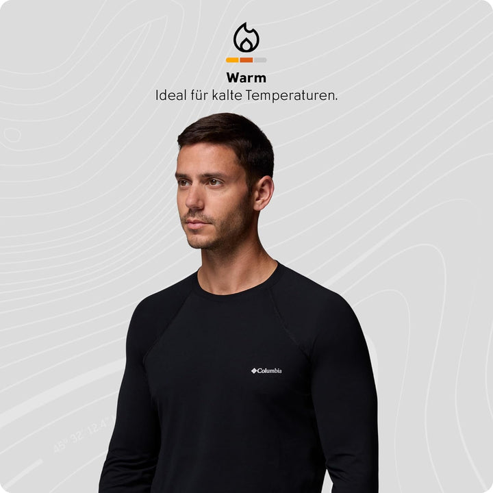 Columbia Baselayer für Herren, Midweight Stretch Long Sleeve Top, Polyester,1638591 Fall Winter 2024