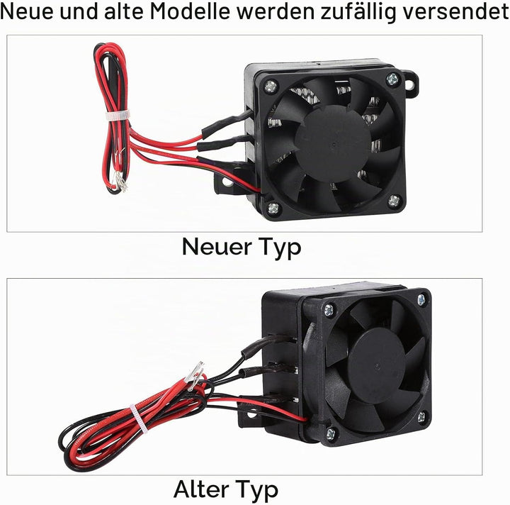 Nikou PTC Heizung 12V 100W, Auto Heizlüfter Fan Lufterhitzer Konstante Temperatur Heizelement Energi