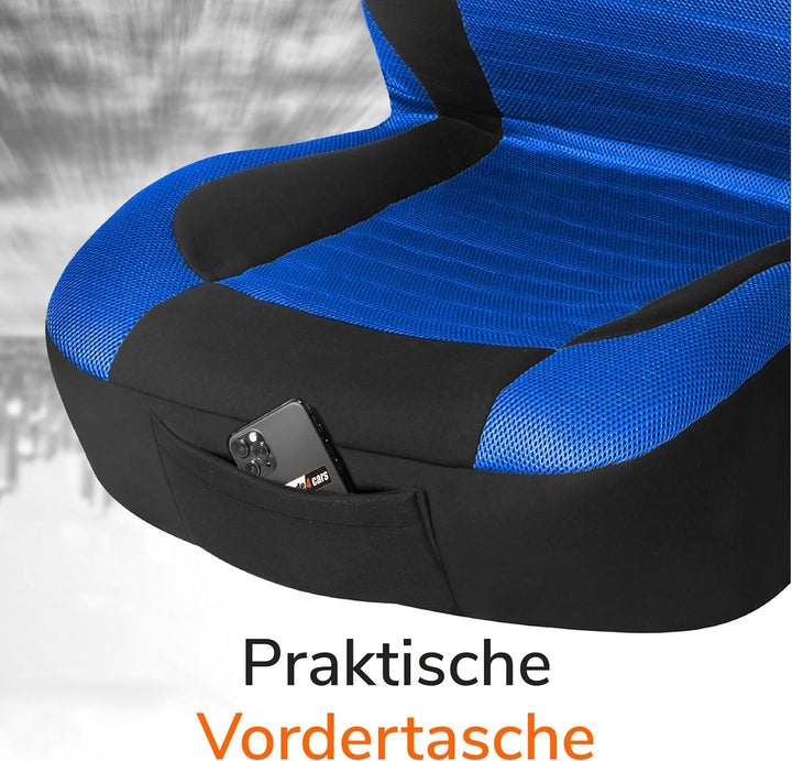 Upgrade4cars Autositzbezüge Set Universal Version 2026 | Auto-Schonbezüge für die Vordersitze & Rück