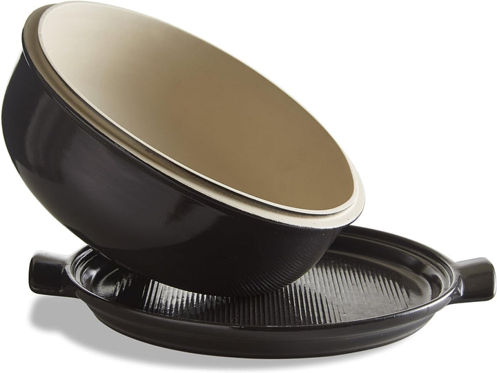 Broodbakbol  E-box Ø285mm Emile Henry 9508-79 Fusain Charcoal, Charcoal