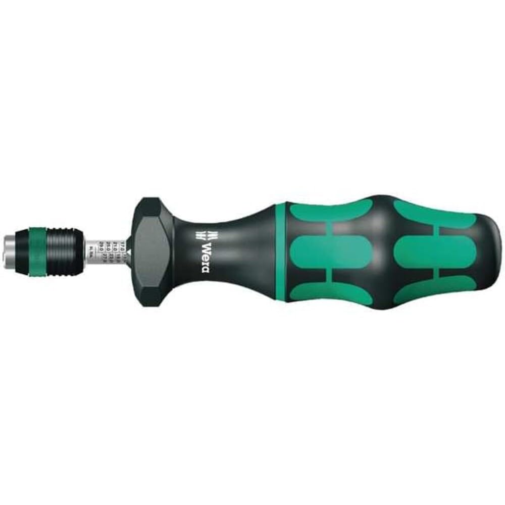 Wera 7446 Kraftform einstellbare Drehmomentschraubendreher mit Rapidaptor Schnellwechselfutter, 1/4