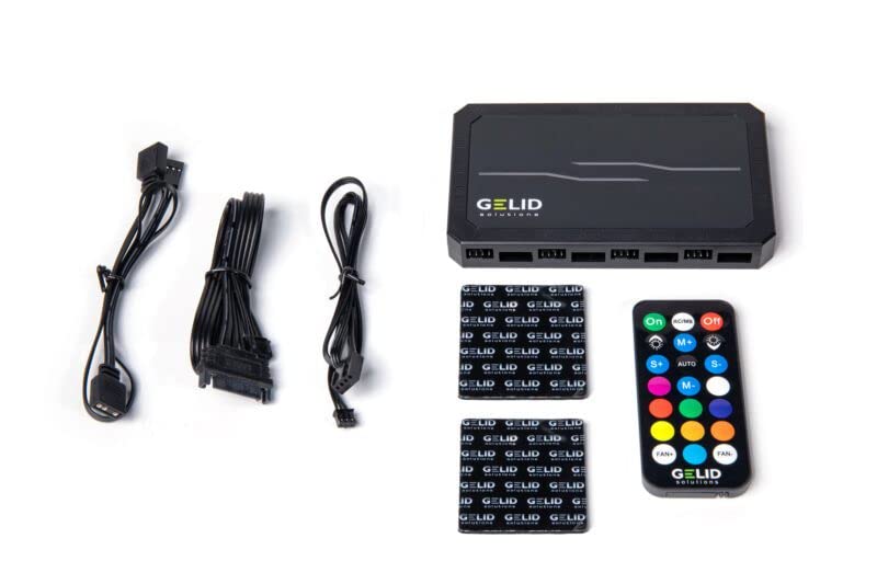 Gelid Solutions Amber 8 Pro steuert bis zu 8 Lüfter, 10 LED-Streifen oder andere adressierbare RGB (