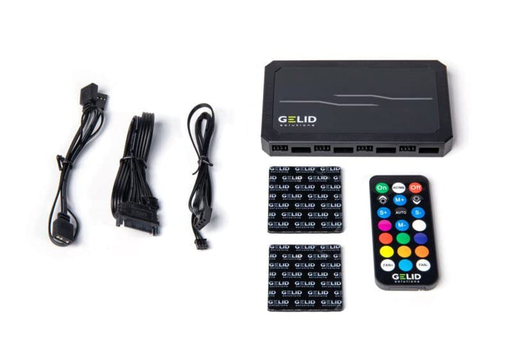 Gelid Solutions Amber 8 Pro steuert bis zu 8 Lüfter, 10 LED-Streifen oder andere adressierbare RGB (