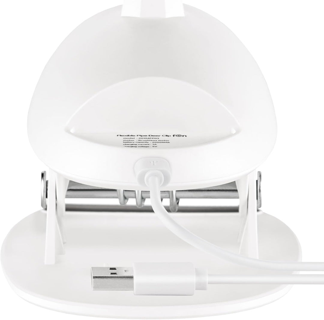 UNOLD 86680 Tischventilator Breezy Clip - mit 3-stufiger Geschwindigkeitsregelung, zum Anbringen an