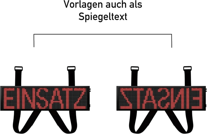 LED Frontwarnsystem | Einsatzschild | Multicolor WiFi - Android und iOS App - Handygesteuert - Dacha