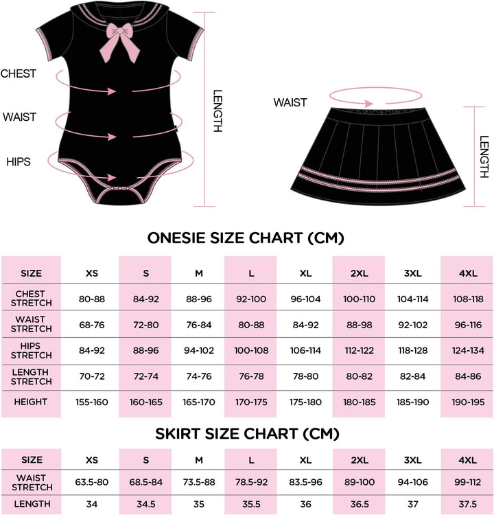LittleForBig Baumwolle Strampler Onesie Pyjamas Bodysuit - Cosplay Magisches Strampler Rock Set Voll