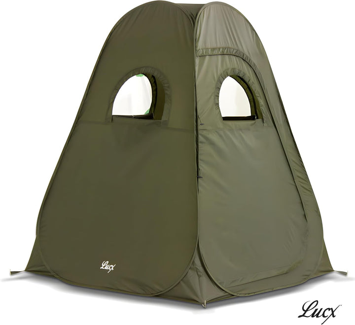 Lucx Pop-Up Angelzelt &amp; Jagdzelt - Sekundenzelt für 1-2 Personen, wasserdicht (5.000 mm), 200x150x15