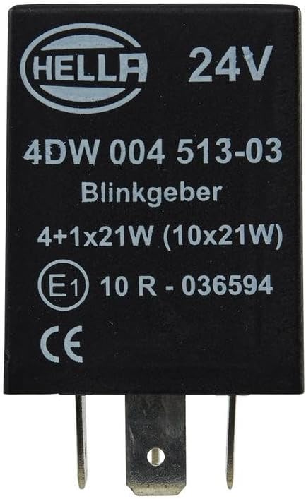 HELLA - Blinkgeber - 24V - 4-polig - gesteckt - elektrisch - 4DW 004 513-031