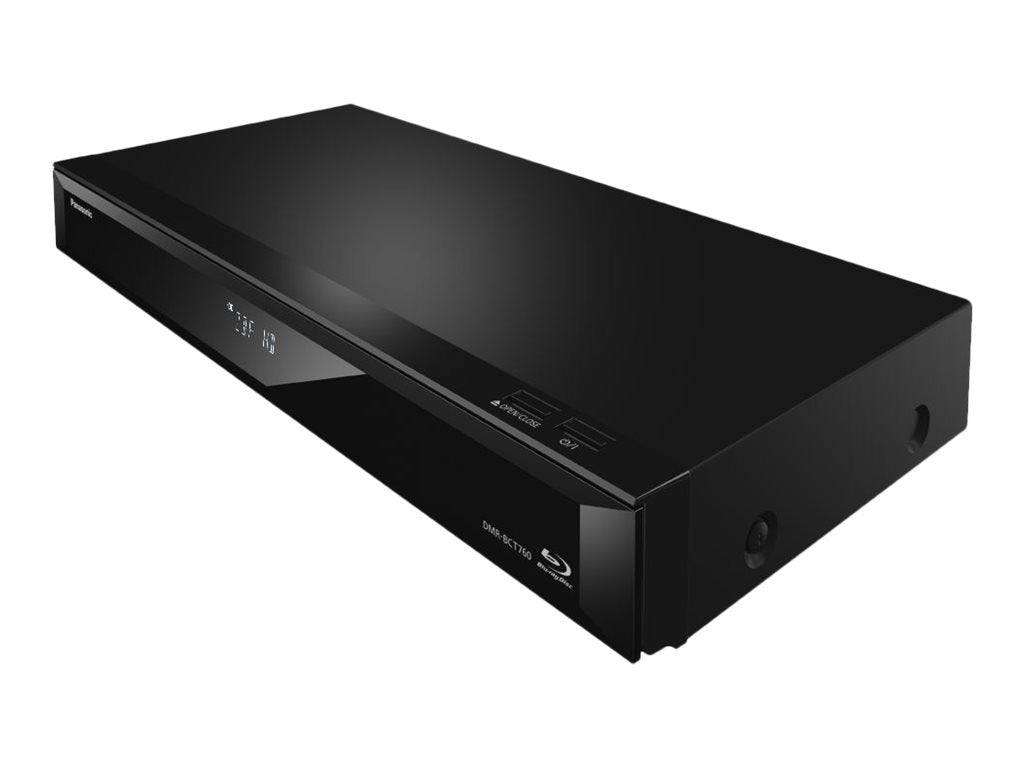 Panasonic DMR-BCT760EG Blu-ray Recorder (500GB HDD, Wiedergabe von Blu-ray Discs, 2 x DVB-C/T, schwa