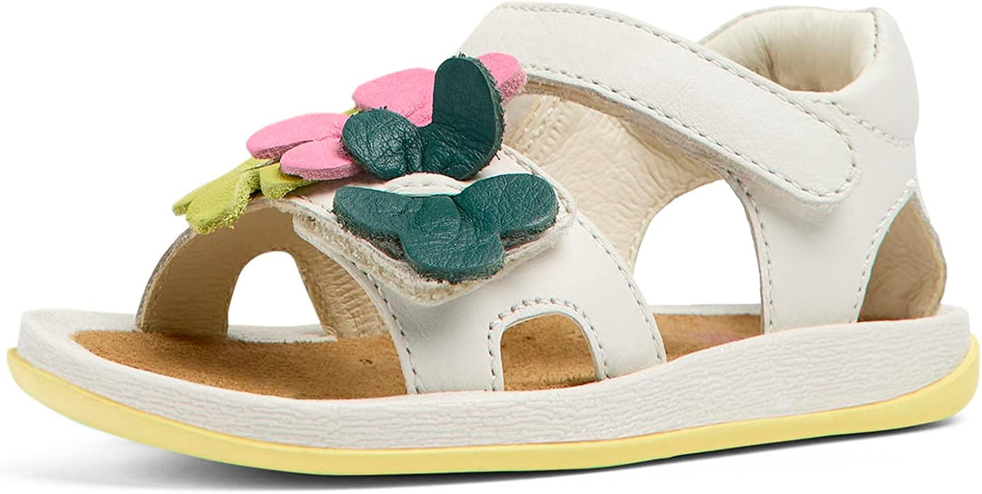 Camper Baby-Mädchen Bicho K800523 Flat Sandal 25 EU Weiss 001 Tws, 25 EU Weiss 001 Tws