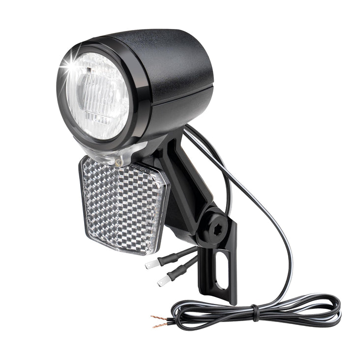 E-Bike LED Fahrradlicht Dynamo Vorne mit Tagfahrlicht, Standlichtfunktion, 40 LUX StVZO Zugelassen D