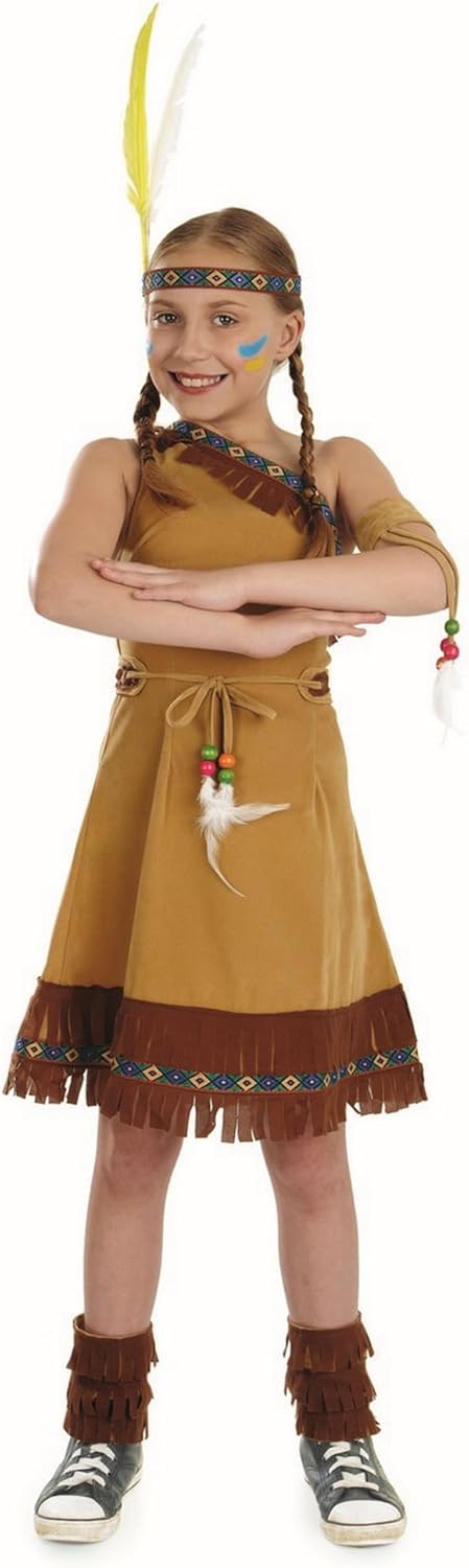 Fun Shack Indianer Kostüm Kinder, Indianer Kostüm Kinder Mädchen, Indianerkostüm Kinder Mädchen, Ind