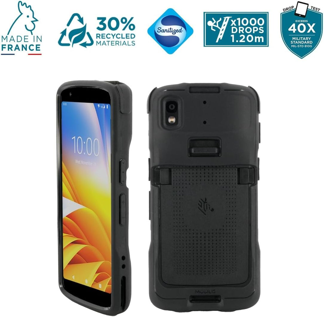 Mobilis Schutzhülle für Zebra TC22 TC27, Robuste Hülle für Zebra TC22 & TC27 Touchscreen-Computer, S