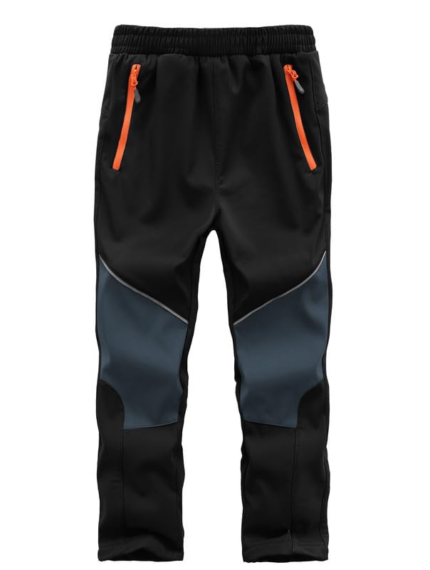 Zzkouine Kinder Softshellhose Schneehose Skihose Warme Hosen Jungen Mädchen Winterhose Outdoorhose W