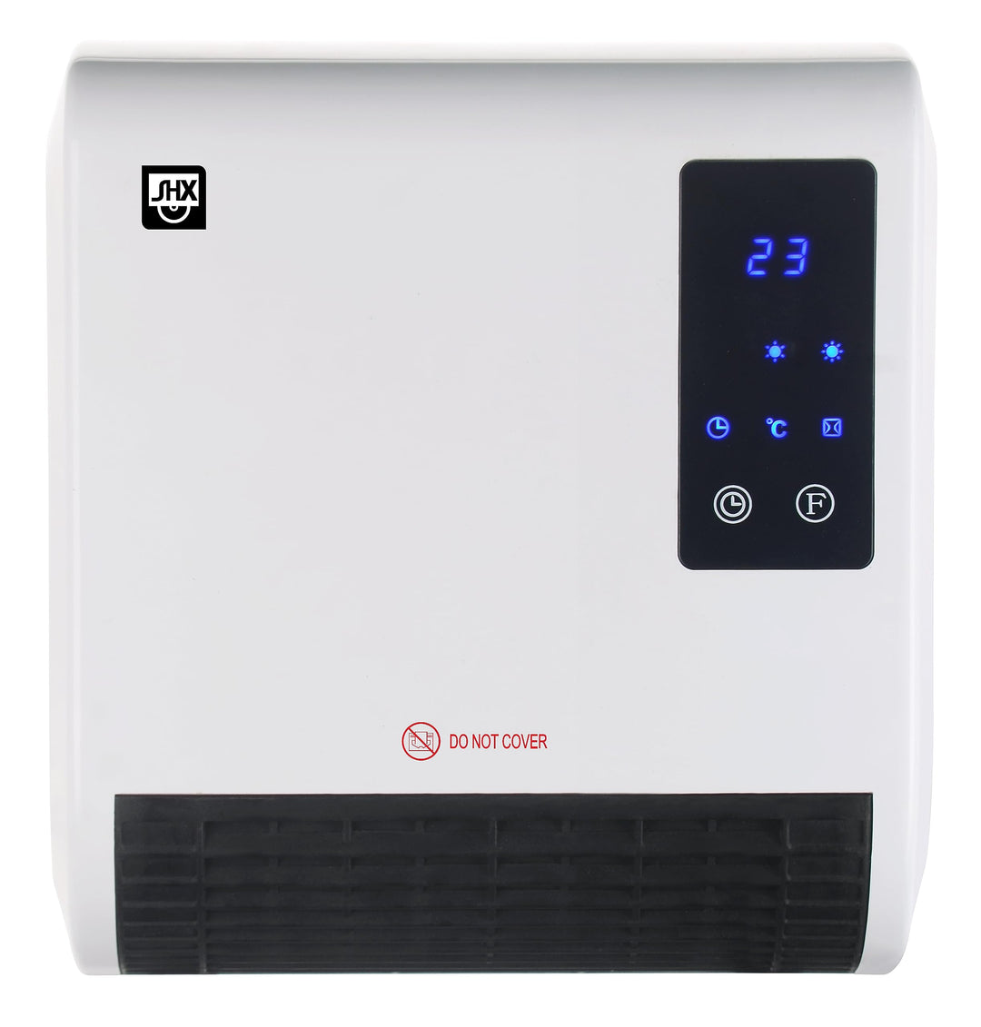 SHX Bad-Heizlüfter 2000W SHX71BHL2000W – Badezimmer-Heizlüfter, 2000 Watt, Schutzklasse: IPX2, Displ