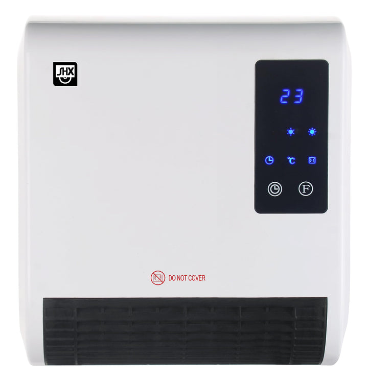 SHX Bad-Heizlüfter 2000W SHX71BHL2000W – Badezimmer-Heizlüfter, 2000 Watt, Schutzklasse: IPX2, Displ