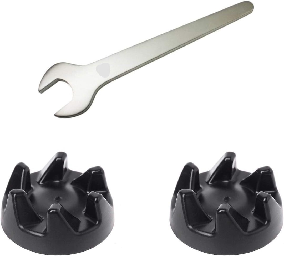 2X Original Kupplung Drive Coupler inkl. Montagewerkzeug Schlüssel passend zu Kitchenaid 5KSB3, KSB3