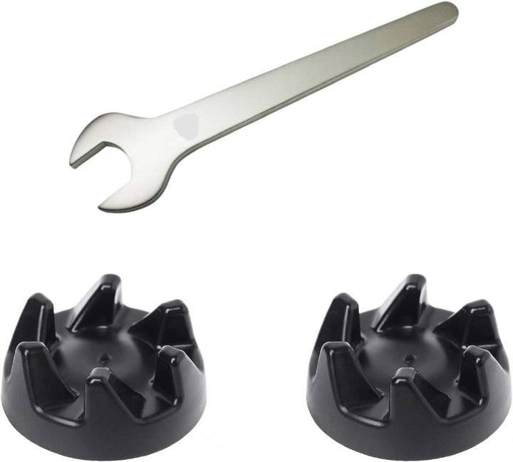 2X Original Kupplung Drive Coupler inkl. Montagewerkzeug Schlüssel passend zu Kitchenaid 5KSB3, KSB3