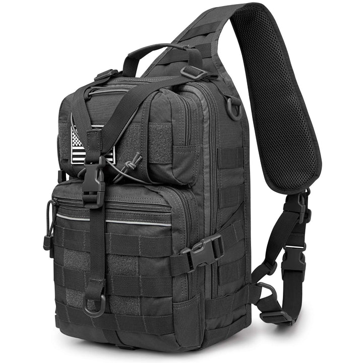 G4Free Tactical Sling Rucksack Gross Militär Schultertasche Umhängetasche für Outdoor Sport Camping