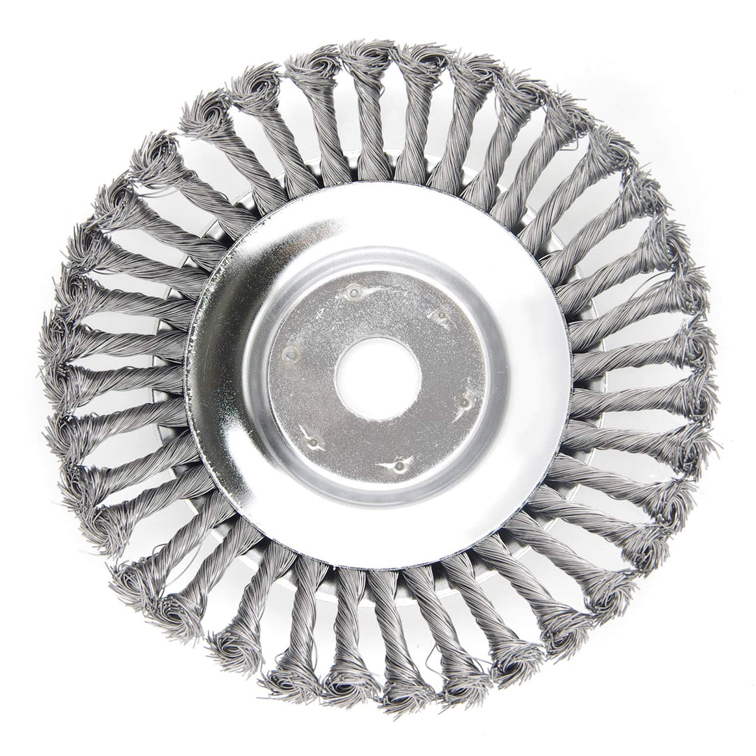 SWAWIS Profi Unkrautbürste Wildkrautbürste 200x25,4mm Unkrautbürste für Freischneider Drahtbürste fü