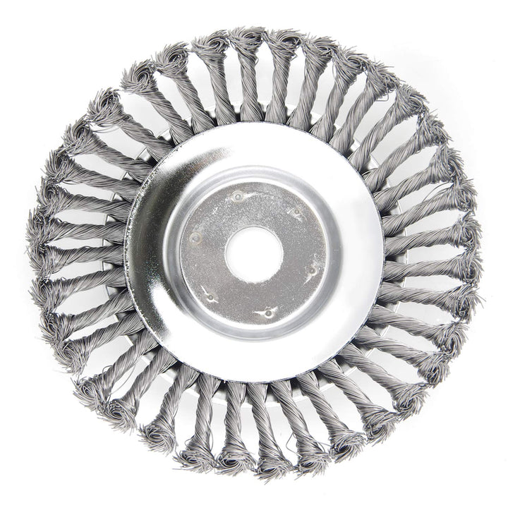 SWAWIS Profi Unkrautbürste Wildkrautbürste 200x25,4mm Unkrautbürste für Freischneider Drahtbürste fü