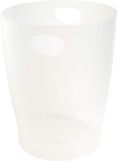 Exacompta 45398D ECOBIN 8er Pack Papierkörbe 15 Liter mit Griffen. Eleganter und robuster Papierkorb