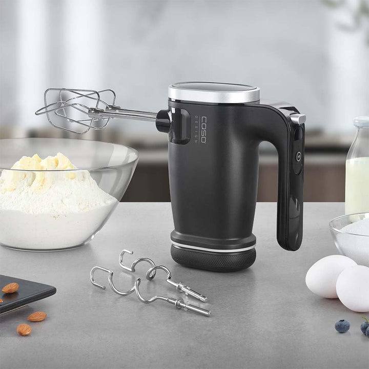 CASO Click & Mix - kabelloser Handmixer, akkubetrieben, zum Mischen, Kneten, Aufschlagen von jeglich