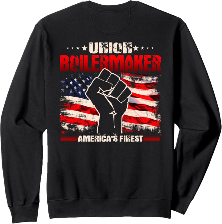Union Boilermaker Design auf der Rückseite der Kleidung Sweatshirt
