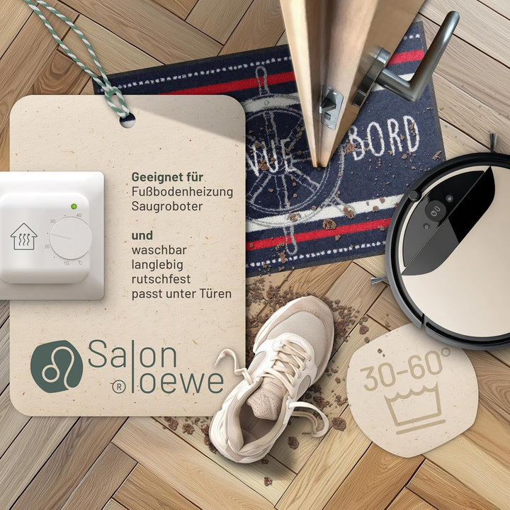 Salonloewe Fussmatte Bienvenue la Barra-maritime 50 x 75 cm Sauberlaufmatte