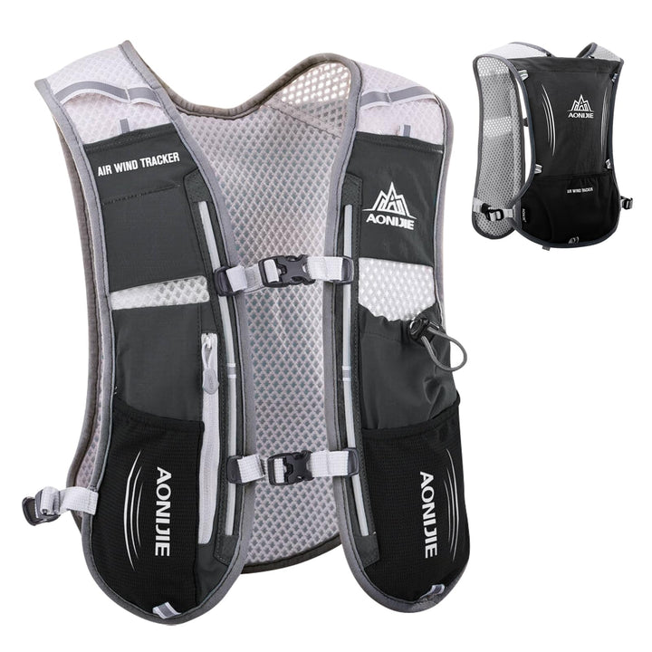TRIWONDER 5L Ultraleichter Trinkrucksack, Trinkweste, Hydration Pack Fahrradrucksack mit 1.5L Trinkb