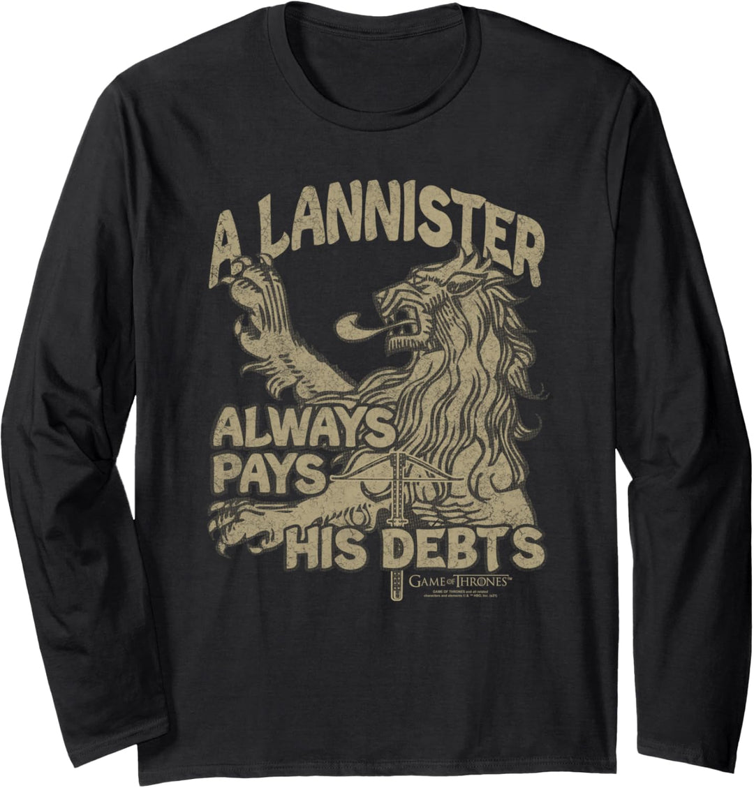 Game of Thrones A Lannister Always Pays his Debts Langarmshirt