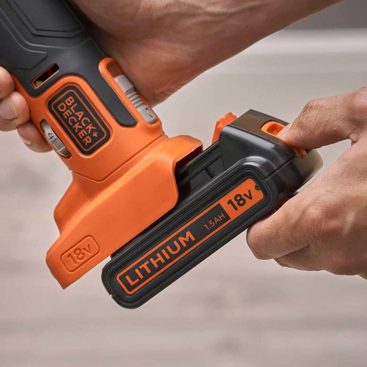 Oscillating Multi-Tool 18 V, Variable Speed 8,000 – 18,000 opm, 2.8° Oscillating Angle, Includes 18