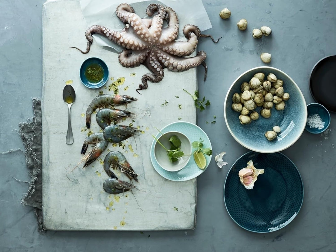 Rosenthal Junto Aquamarine Zuckerdose mit Einschnitt