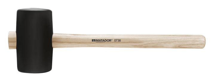 MATADOR Gummihammer, DIN 5128 A, gerade, 130 x 75 mm, 0738 0003 Form A 75 MM, Form A 75 MM