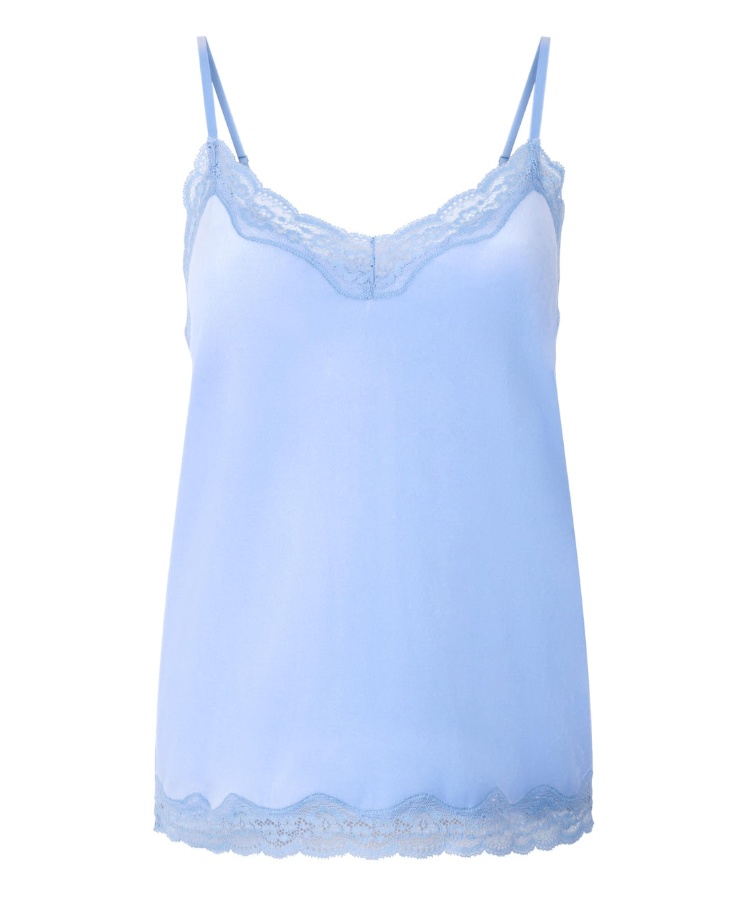 Hunkemöller Cami Top Velours Lace S Serenity, S Serenity