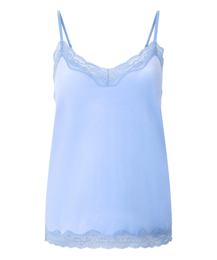 Hunkemöller Cami Top Velours Lace S Serenity, S Serenity