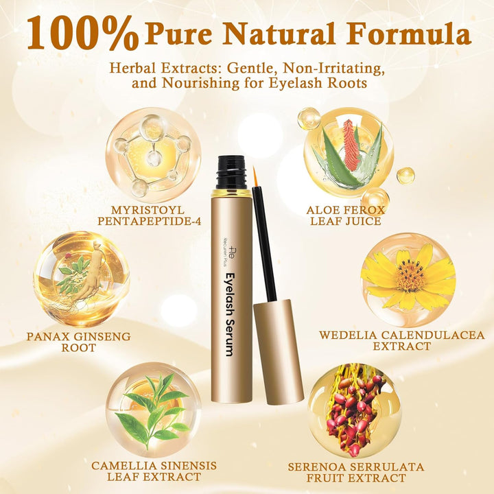 Wimpernserum Wimpern Wachstum Lash Serum: Fortgeschrittene Formel Eyelash Serum ohne Hormone für Wim
