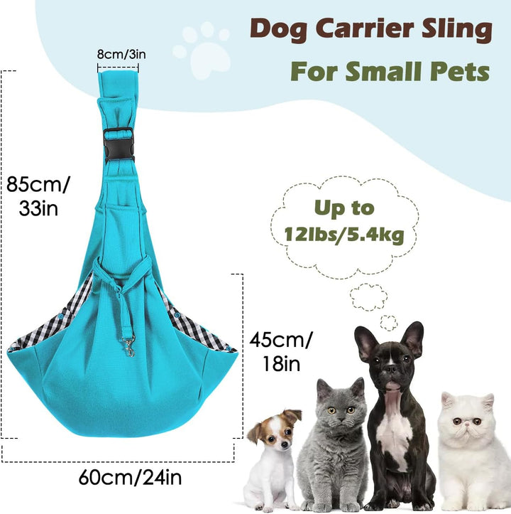 Pawaboo Hundetragetasche, Tragbare Haustier Hundetasche mit Verstellbare Schultergurt,Outdoor Reise